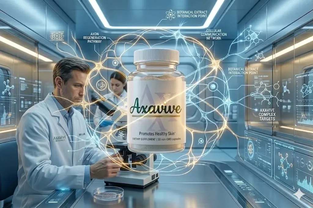 Axavive scientific research - axon renewal and skin aging mechanism