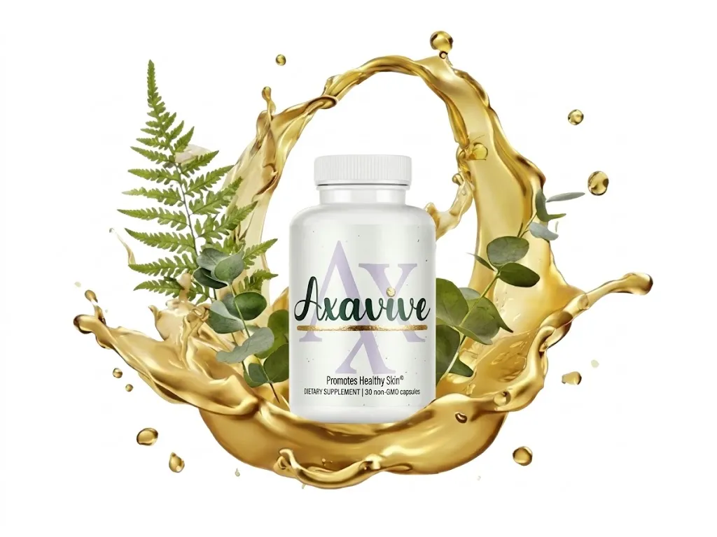 Axavive supplement bottle front view